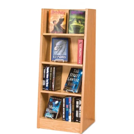 gaylord americana® end of range wood bookcases with bookstore tops