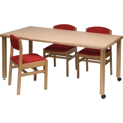 demco® americana® rectangle library tables