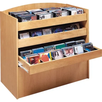 demco® cd/video browsing chest