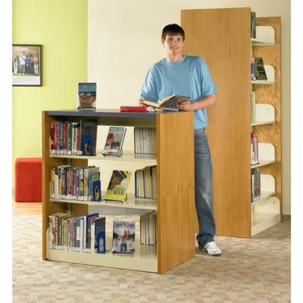 demco® libracraft® end panels for cantilever shelving