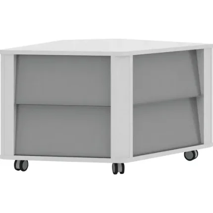 demco® mobile modular circulation corner cabinet