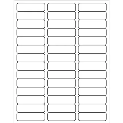 demco® multipurpose processing labels 3/4" x 2 1/2"