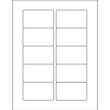 demco® permaplus™ processing labels 2" x 3"