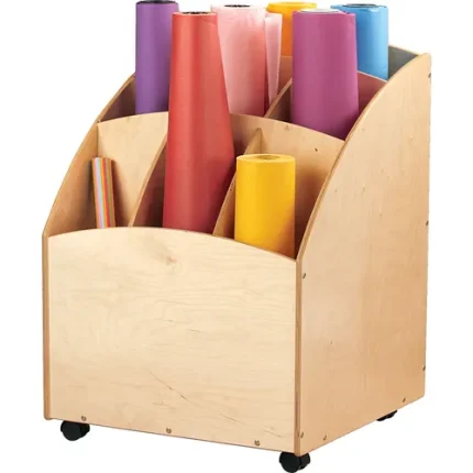 jonti craft® mobile paper roll bin