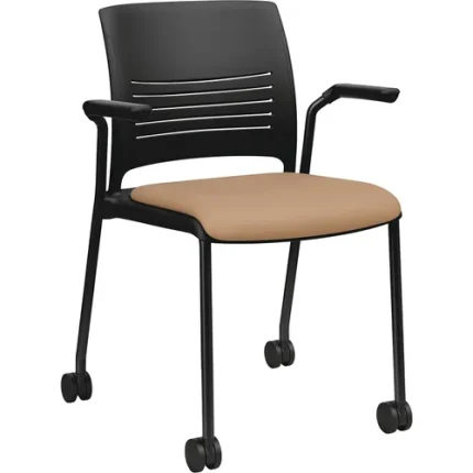 ki® strive® stack chairs with casters