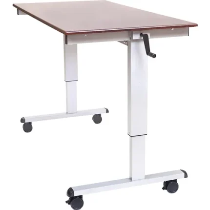 luxor® crank adjustable sit/stand desk