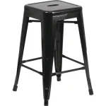 metal indoor/outdoor counter height stools