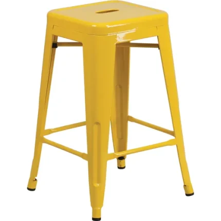 metal indoor/outdoor counter height stools