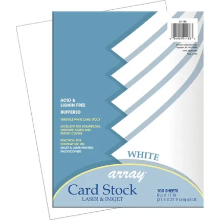 pacon white card stock