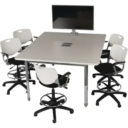 smith system® interchange® rectangle media table