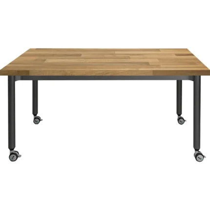 muzo versatilis mobile butcher block tables rectangle