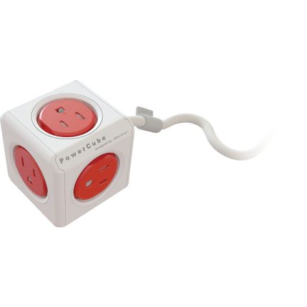PowerCube™ Original Extended Outlet Adapter With 5 AC Outlets And 5' Extension Cord
