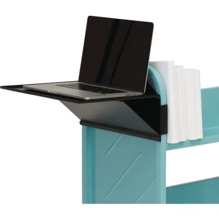 demco libraryquiet booktruck end panel shelf