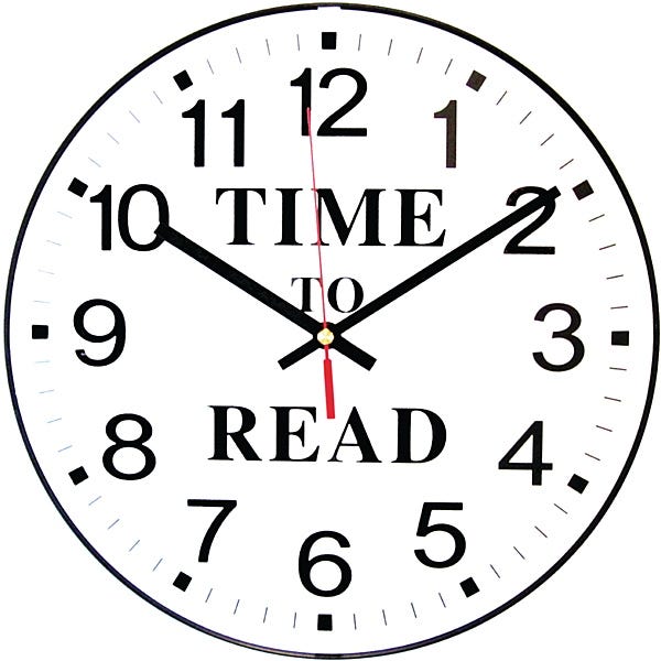 Time To Read Wall Clock