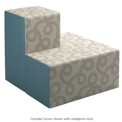 ColorScape® 2 Tier Corner Seating Outside