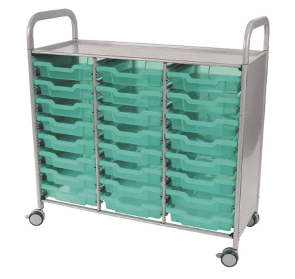 Gratnells® Callero Storage - 24 Shallow Antimicrobial Trays