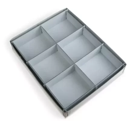 6-Compartment Blue Artifact Tray