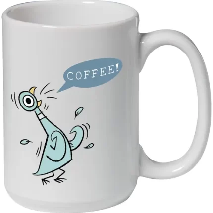 demco® upstart® mo willems pigeon mug