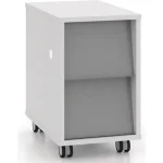 demco® mobile modular circulation desk system file cabinet