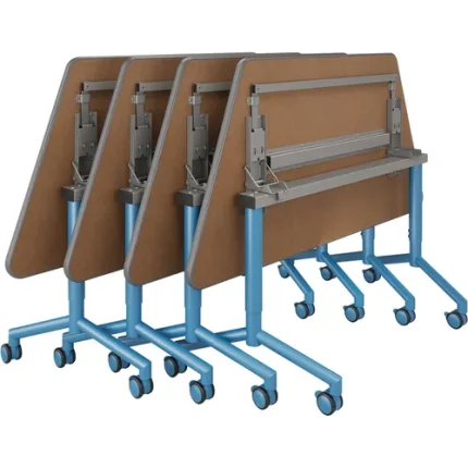 smith system® mobile elemental® trapezoid nest & fold tables