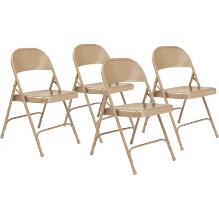 national public seating® all steel folding chairs 4 pack