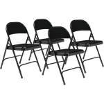 national public seating® all steel folding chairs 4 pack