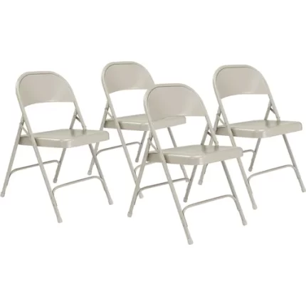 national public seating® all steel folding chairs 4 pack
