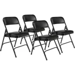 national public seating® padded folding chairs 4 pack