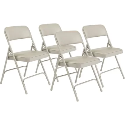 national public seating® padded folding chairs 4 pack