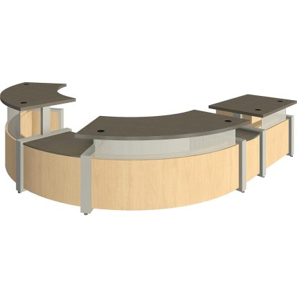 Demco® TechnoLink® Height-Adjustable Reference Desk-Package 7