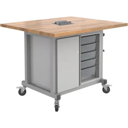 haskell education maker tables bin/single door