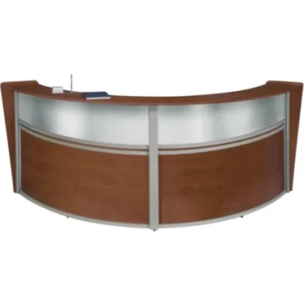 regency marque reception desks double plexi