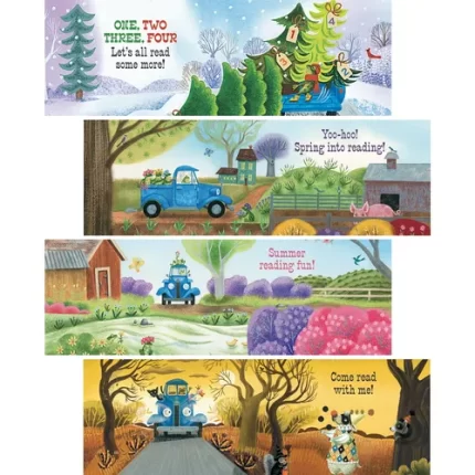 demco® upstart® little blue truck seasonal bookmarks