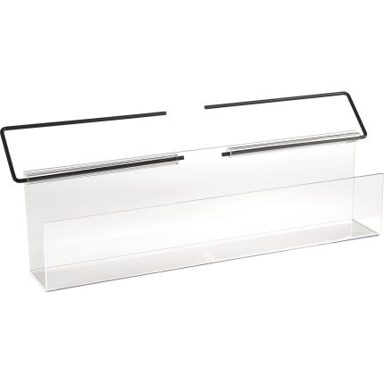 demco® plastic shelf end media display bin