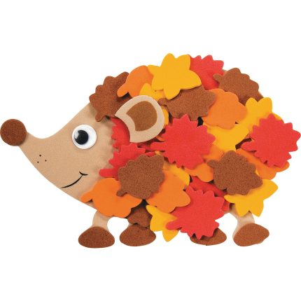 fall leafy hedgehog magnet craft kit