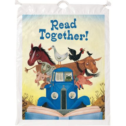 Demco® Upstart® Little Blue Truck Read Together Drawstring Bags