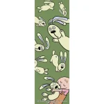 demco® upstart® mo willems characters pattern bookmarks ready to ship