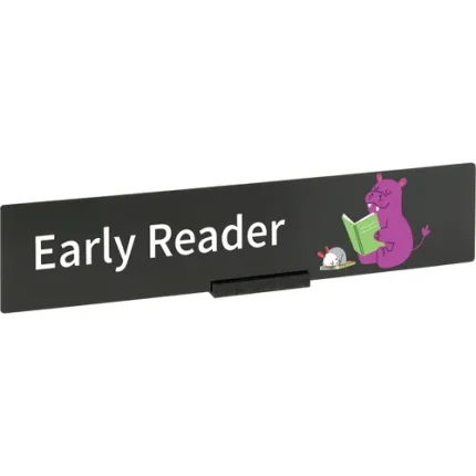 demco® bookshelf sign early reader with graphics