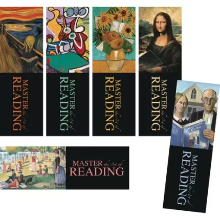 demco® upstart® master the art reading bookmarks set 1 ready to ship