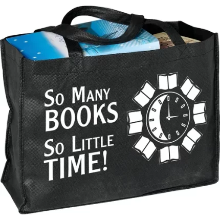 demco® upstart® so many books, so little time browsing bag