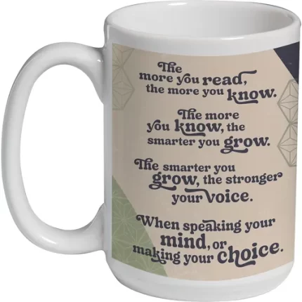 Demco® Upstart® The More Your Read Mug