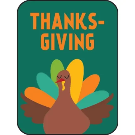 Demco® Holidays Classification Labels - Thanksgiving