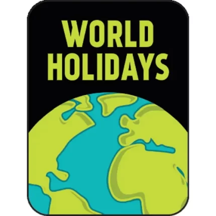 demco® holidays classification labels world holidays