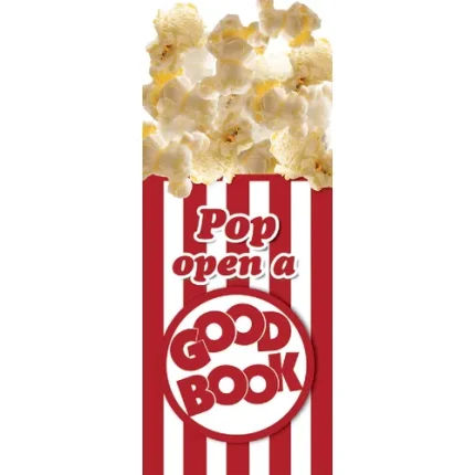 demco® upstart® pop open a good book popcorn scratch and sniff bookmarks ready to ship