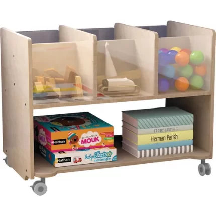 bright beginnings® double sided storage cart