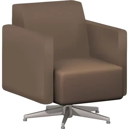hpfi® eve linear club chair with swivel base