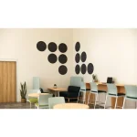 calmspace one color acoustic panels small circle