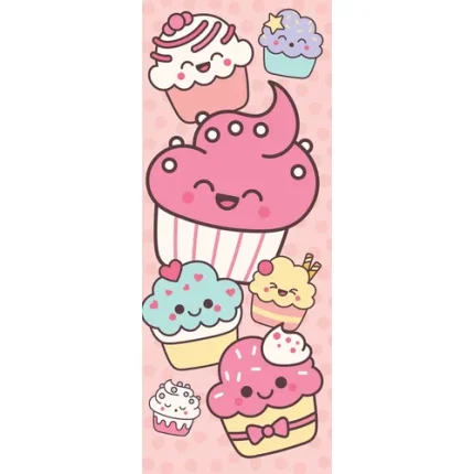 demco® upstart® crazy for kawaii cupcake scratch and sniff bookmarks