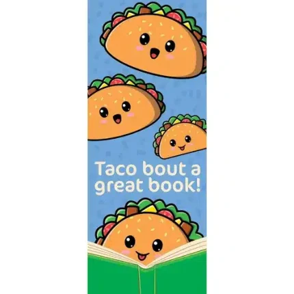 demco® upstart® crazy for kawaii taco scratch and sniff bookmarks