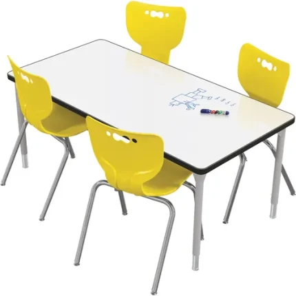 mooreco™ hierarchy activity tables with porcelain steel tops